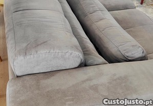 Sof 3 lugares com chaise longue