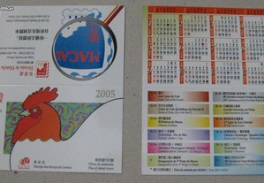 Conjunto de 2 Calendários do Ano Lunar Macau