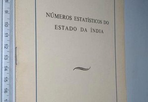 Números estatísticos do estado da Índia (Notas económicas - Lisboa, 1960) -
