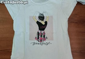 T-shirt menina da Ativo