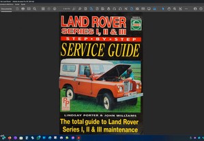 Land Rover service guide