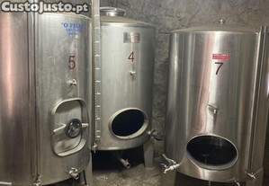 Cubas para vinho em inox