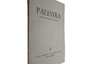 Palestra (Revista de Pedagogia e Cultura Volume 4) -