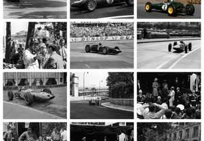 Lote de 63 fotografias do GP do Mónaco de Fórmula 1 (1963)