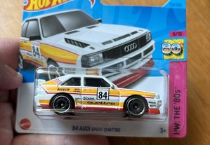Hot Wheels "'84 Audi Sport Quattro" - Novo, Selado