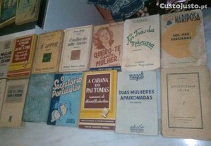 Conjunto de 18 Livros Antigos Romance