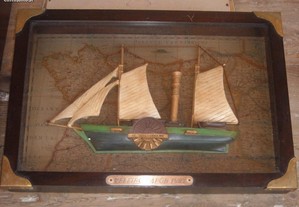 Quadro nautico decorativo antigo