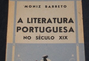Livro A Literatura Portuguesa no Século XIX Moniz Barreto