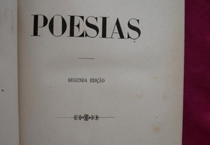 Poesias Júlio Diniz. 2ª Edição 1880