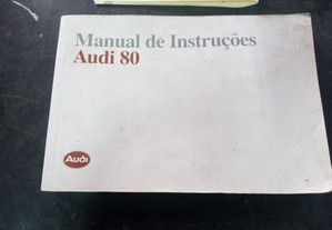 livro manual Audi 80
