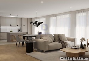 Apartamento T3 Novo em Leiria, Parceiros, com garagem box fechada para 2 viaturas e elevador