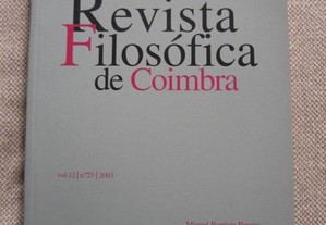 Revista Filosófica de Coimbra vol. 12 nº 23