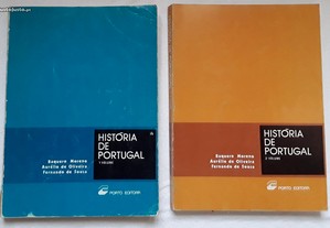 Livros escolares: História de Portugal, 1 e 2 Volumes, 1983