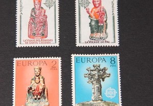 4 selos Andorra - 1974