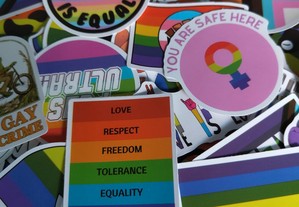 52 Stickers Autocolantes LGBT