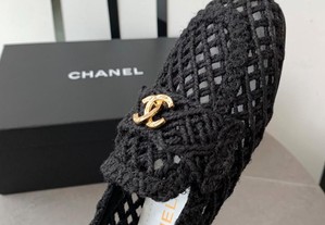 Sapatos Verão para Senhora Chanel Preto