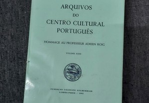 Arquivos do Centro Cultural Português Volume XXXI Gulbenkian