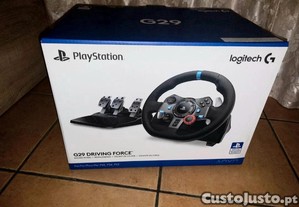 Volante e pedais G29 Driving Force Logitech NOVO c/ garantia