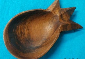 Taça de madeira ananás pequena (dúzia)