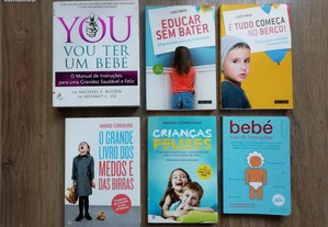 Livros Parentalidade/Pediatria (portes grátis)