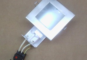 Luminária Downlight para Tecto falso C/Lampada 13W