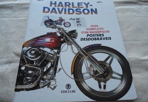 livro guia completo com magníficos Posters desdobráveis Harley Davidson 1999