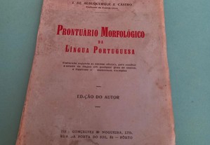 Prontuário Morfológico da Língua Portuguesa