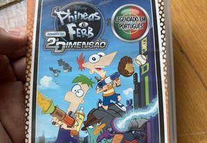 Jogo PSP "Phineas e Ferb Através da 2ª Dimensão"