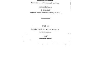 M. Besnier - Léxique de Géographie Ancienne 1914