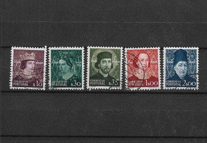 5 selos usados. Portugal 1949