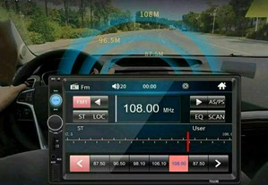 Rádio 2 DIN + GPS por MirrorLink + Kit mãos livres + Blu
