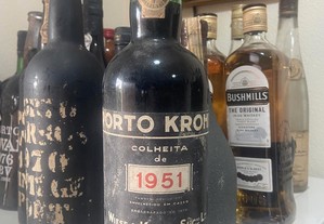 Porto Krohn colheita de 1951 e engarrafado em 1975