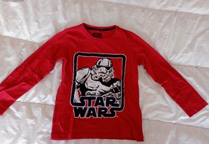 Camisola Star Wars para crianças de 7 a 8 anos