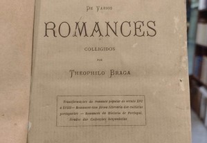 Floresta de Vários Romances - Theophilo Braga 1869