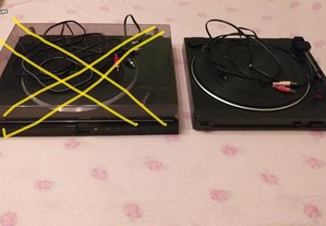 Gira-discos Sony e Grundig