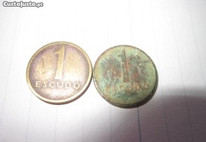 moeda antiga de 1 escudo 1982