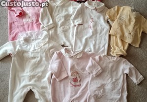 Lote de babygrows para recm nascido
