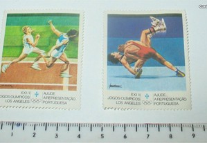 2 Selos Jogos Olímpicos Los Angeles 1984