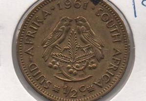 África do Sul - 1/2 Cent 1961 - mbc