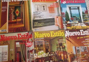 6 revistas antigas de decoração Nuevo estilo