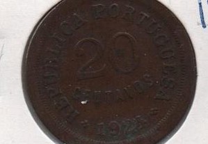 20 Centavos 1924 - mbc+/bela