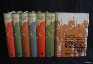 Livros História Polémica da Segunda Guerra Mundial Eddy Bauer 7 Volumes - Completo