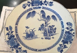 Prato antigo china azul
