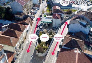 Terreno Com 190M2, 3 Frentes, Rua D. Afonso...