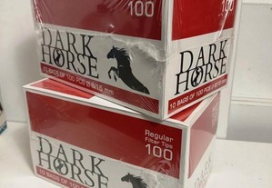 Filtro Dark Horse caixa com 10 blisters de 100 filtros de 8-15 mm