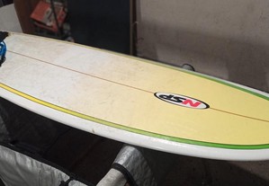 Nsp Epoxy 6.8 surfboard Malibu 45L evolution funboard prancha de surf deck fins FCS Torq