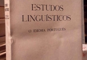 Estudos Linguísticos - O Idioma Português