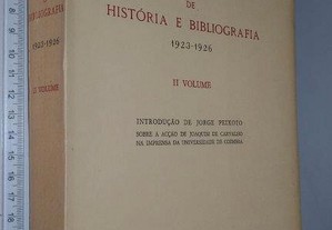 Arquivo de história e bibliografia (1923-1926, II volume) -