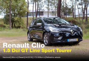 Renault Clio 1.5 Dci GT Line Sport Tourer - Irrepreensível