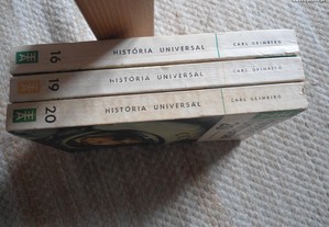 3 volumes da História Universal (Europa América)